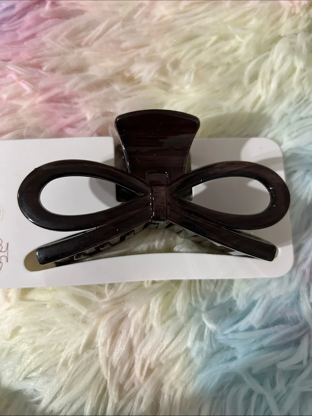 Bundle Bow Hair Claw Clip - Brown, Dark Brown, Blonde - Women's Accessory